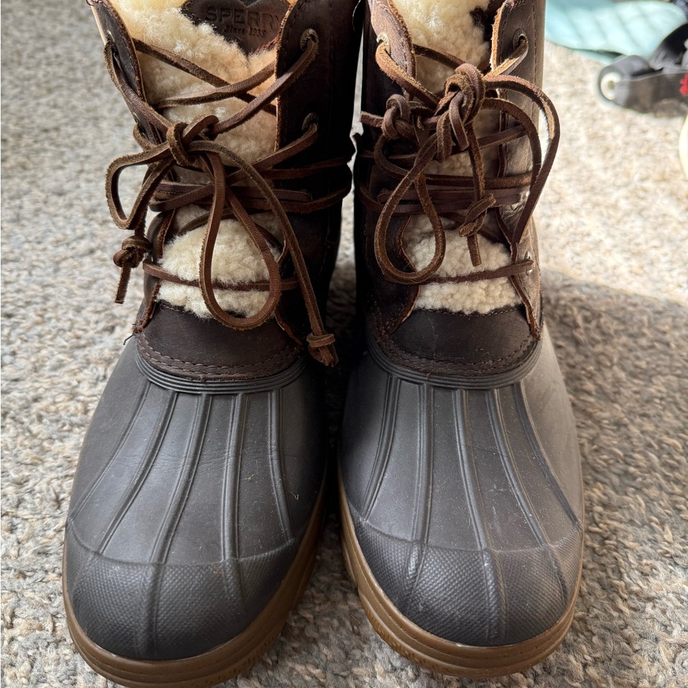 Sperry Dark Brown Winter Boots